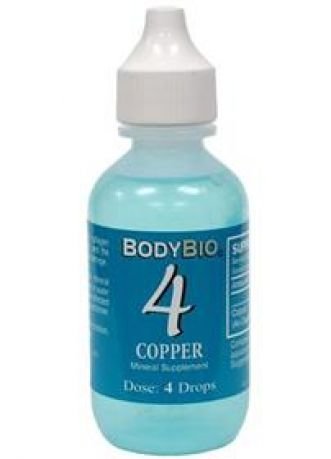BodyBio`s Copper (#4) Trace Minerals 2 oz