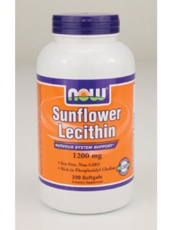 Now, Sunflower Lecithin, 1200 mg, 200 Softgels