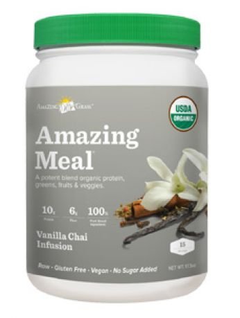 Amazing Grass's  Amazing Meal Vanilla Chai 12.4 oz