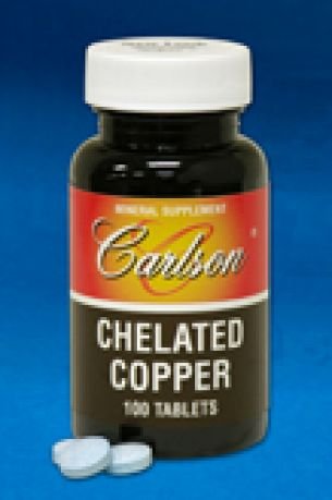 Carlson's Chelated Copper 100 tablets