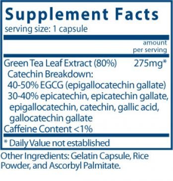 VN's Green Tea Extract 275 mg 60 caps