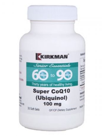 Kirkman 950+ Ubiquinol 100 mg Super CoQ10 90 softgels