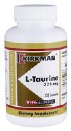 Kirkman`s Hypoallergenic Taurine 325 mg 250 Capsules 3 box value pack