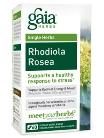 Gaia Herbs, RHODIOLA ROSEA 60 LVCAPS