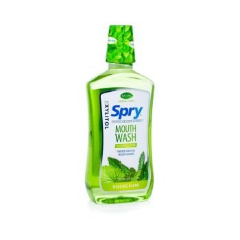 Spry, Alcohol-Free Natural Herbal Mint Mouthwash - Healing Blend