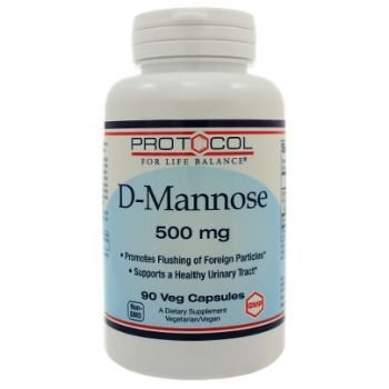 PLB, D-Mannose 500mg 90 vcaps