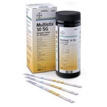 Bayer Multistix® 10 SG Reagent Strips 100 pcs