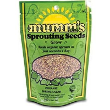 Mumm's Spring Salad Certified Organic Sprouting Seeds 250 gr