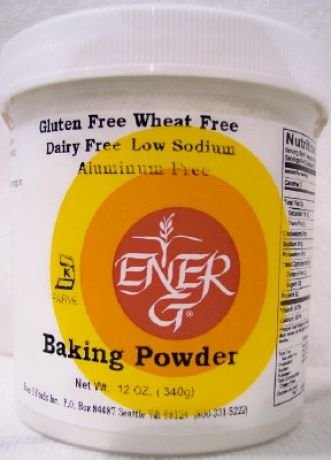 Ener-G Foods Baking Powder-Potato Based, Corn-Free, Aluminum-Free Sodium-Free 12 oz (~360 ml)