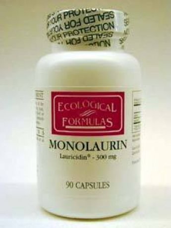 Ecological Formulas Monolaurin (Lauric Acid) 300 mg 90 Capsules