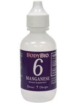 BodyBio`s Manganese (#6) Trace Minerals 2 oz
