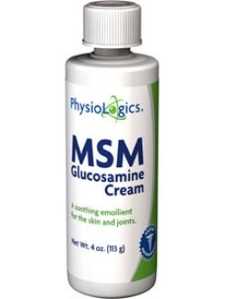 PhysioLogics's MSM & Glucosamine Cream 4 oz
