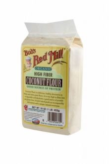 Bob's Red Mill's Organic Coconut Flour, Gluten Free, 16 oz (1 lb) 453 g