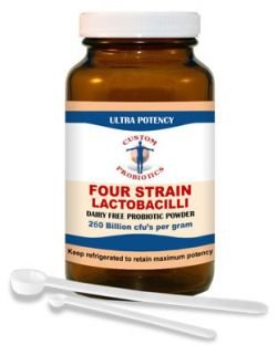 Custom Probiotics FOUR STRAIN LACTOBACILLI 50 gr