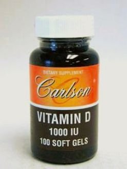 Carlson's Vitamin D 1000 IU 100 gels