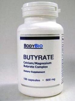 BodyBio`s Cal-Mag Butyrate 600 mg 100 caps