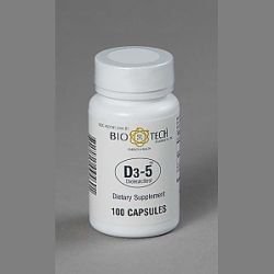Bio-Tech's D3-5 5,000 IU 100 capsules