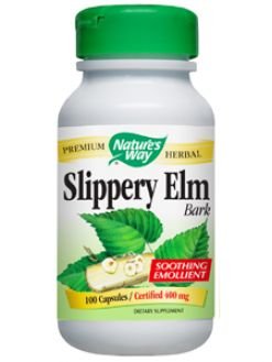 Nature's Way, Slippery Elm Bark, 400 mg, 100 Capsules