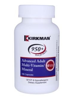 Kirkman 950+ Advanced Adult Multi Vit/Min 180 caps