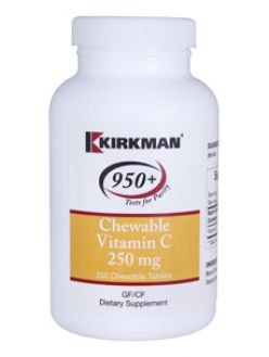 Kirkman 950+ Vitamin C w/ Sucralose 250 chews