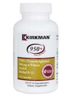 Kirkman 950+ TMG 500mg w/Folinic Acid  B12 120 caps