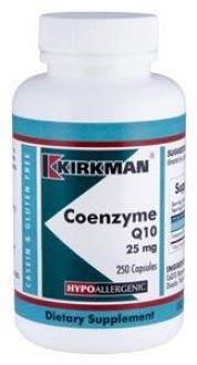 Kirkman's Coenzyme Q10 25 mg - Hypoallergenic 250 capsules 3 box value pack