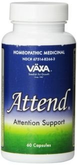 VAXA Homeopathic Medicinal,  Attend, 60 caps