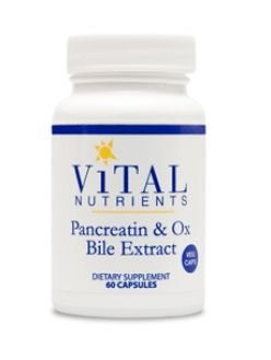 VN's, PANCREATIN & OX BILE EXTRACT 60 VCAPS