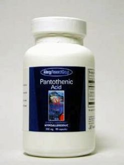 ARG's Pantothenic Acid 500 mg 90 caps