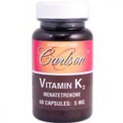 Carlson's Vitamin K2, Menatetrenone, 5 mg, 60 Capsules