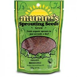 Mumm's Broccoli Certified Organic Sprouting Seeds 100 gr
