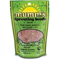 Mumm's Daikon Radish Certified Organic Sprouting Seeds 1 kg